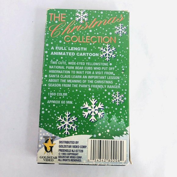 Santa And The Three Bears VCR VHS Video Tape Christmas Movie Animation Cartoon - Picture 2 of 4